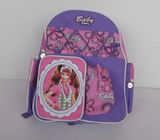 Mochilas bonitas del personaje de dibujos animados, mochilas personalizadas de los niños púrpuras