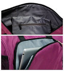 Petates de nylon impermeables casuales, bolsillos bilaterales del petate de las mujeres rosadas