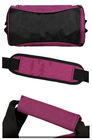 Petates de nylon impermeables casuales, bolsillos bilaterales del petate de las mujeres rosadas
